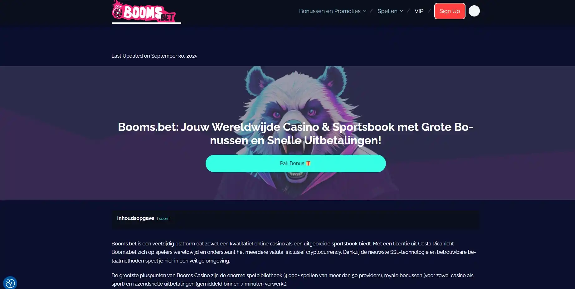 boomsbet main page
